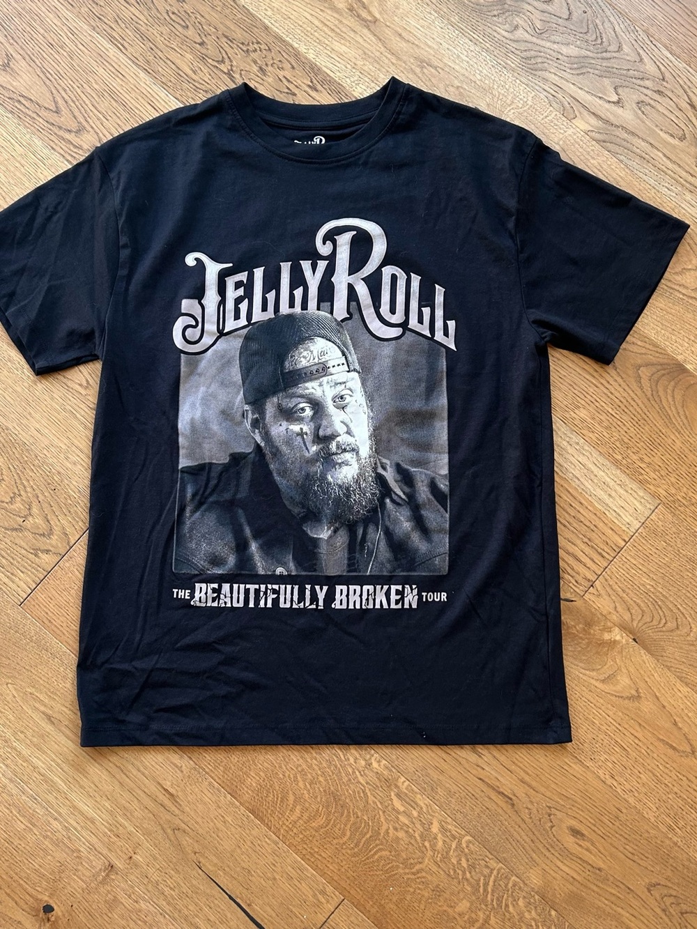 Jelly Roll "Beautifully Broken" Black Graphic Tee - Short Sleeve